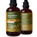Magnesium Plus Ananas Flavor - Magnesium Citrat, Glycinat/L-Threonat & Vitamin B6, D, C/Liquid Drops Supplement 4 fl oz - Advanced Complex - 90-Day Supply