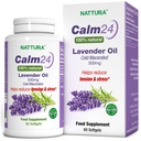 Nattura Calm Aid Lavender Öl Pillen - 500mg - 60 Softgels - 100% natürlich, hilft Stress zu reduzieren, Beruhigung für Körper & Geist, Non-GMO, Zertifizierte Kosher