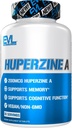 Evlution Huperzine A Nootropics Brain Support Supplement Nährwert- und Gedächtnisergänzung für Gehirngesundheit - 200mcg Huperzine A für verbesserte kognitive Leistung - 30 Vegan Tabletten