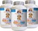 Immun-Boost für Hunde - Hunde-Haar-Haar-und-Kissen-Gesundheit - Nail-Gesundheit - Hunde-Antioxidantien-Ergänzungen - 3 Flaschen (180 Tabletten)