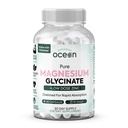 Bios Ocean Pure Magnesium Glycinate mit Zink - maximale Stärke Chelat Magnesium Supplement für Frauen und Männer für Muskelkrämpfe und Schlafunterstützung - 90 Kapseln