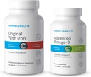 Cooper Complete - Original Multivitamin mit Eisen und Advanced Omega-3 - Daily Multivitamin und Mineral Supplement Plus Fish Oil Supplement - 30 Tage Versorgung