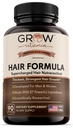 Vitamin wachsen Alle in einem Haar Formel für Männer und Frauen - Fortgeschrittene Haarform Inklusive Biotin, Saw Palmetto, DHT Blocker & Trace Minerals - Haarergänzung für Haare, Haut und Nägel - 90 Kapseln