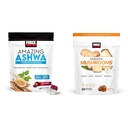 Force Factor Ashwagandha & Pilz-Ergänzungen Bundle mit KSM-66 Ashwagandha, 7 Pilze, 60 Soft Chews Jede