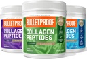 Bulletproof Unflavored Collagen Peptides 18g Protein, 17.6 OzŠChocolate Collagen Peptides mit MCT Oil, 19g Protein, 17.6 OzŠVanilla Collagen Peptide mit MCT Oil, 19g Protein, 17.6 Oz