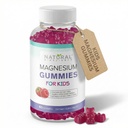 Calm Kids Magnesium Citrate Gummies - Schlafunterstützung, Kaubares Magnesium Kinder Supplement 100mg, Stress Relief, Knochengesundheit, Muskelentspannung, Non-GMO Glutenfrei, Natürliche Flavor 60 Vegan Gummies