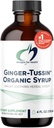 Designs für Gesundheit Ginger Root Syrup mit Honig + Wild Cherry Bark - Ginger-Tussin Syrup Flüssige Immununterstützungsergänzung - Entwickelt, um die Bedrohung zu beruhigen (47 Servierungen / 4 Fl Oz)