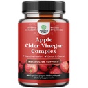 Apple Cider Essig Kapseln reinigen - ACV Deep Cleanse und Detox Pillen für Gut und Verdauungsgesundheit mit Slimming Cayenne - Extra Strength ACV für Hunger Gut Cleanse und Full Body Detox 180 Count