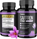DMoose Saffron Extract (88.5 mg) - Enhance Energy, Support Eye Health - Non-GMO Saffron Supplement für Männer und Frauen - 60 Kapseln (2 Monate Servieren) (60 Zähler)