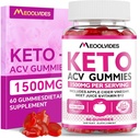 Keto ACV Gummies - Apfelessig mit B6 & B12, Vegan, Gelatin-Free, Keto-Unterstützung, Detox Cleanse, Non-GMO, für Männer & Frauen, 60 Graf