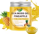 Bio Sea Moss Gel,(10OZ) Irish Seamoss Gel Made with Real Fresh Fruit,Gluten-Free&Vegan Friendly&Non-GMO Superfood with All Natural Essential Vitamins,Minerals (Pineapple)