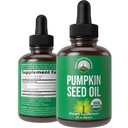 Kürbis Seed Oil. USDA Organic Vegan Flüssig Tropfen Extrakt für Frauen und Männer. Ergänzung für Haarwachstum, Hautgesundheit, UT, Prostata-Unterstützung. Zero Sugar, Glutenfrei. Nehmen Sie oral keine Kapseln