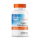 Arzt beste CoQ10 100 mg + Nattokinase 2.000FU, Unterstützt Herz- und Kreislaufunterstützung, Non-GMO, Glutenfrei, Vegan, 60 Veggie Caps