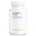 Supersmart - Liver Support Formula (Advanced Formula) - mit Silymarin Milk Thistle, L-Methionin, Reduced Glutathione, Picrorhiza Kurroa, Artichoke | Non-GMO & Gluten Free - 90 Vegetarische Kapseln