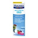 Mucinex Children's Multi-Symptom Cold Relief Liquid- lindert Stuffy Nose, Chest Congestion, Cough & Mucus, Expectorant & Cough Suppressant mit Dextromethorphan, Guaifenesin, Phenylephrine, 4 Unzen.