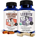 Legendairy Milk Sunflower Lecithin + Lechita - Nahrungsergänzungsmittel für Milchversorgungserhöhung und gekämmte Milch Dukte - Lactationsergänzung für Milchfluss und Milcherzeugung