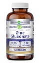 Erstaunliche Formeln Zink Gluconate Supplement | 50 Mg Pro Servieren | Tabletten | Non-GMO | Gluten-Free | Made in USA (120 Count)