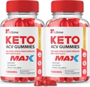 (2 Pack) Lebenszeit Keto Max Gummies - Offizielle Formel, Vegan, Non GMO - Lebenszeit Keto Plus acc Gummies, Life Time Gummies mit Lifetime Gummies, Vitamin B12, Beet Root, Pomegranate (60 Gummi)