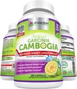 FRESH HEALTHCARE 100% reine Garcinia Cambogia Extrakt - Alle natürlichen Appetit Suppressant & Gewicht Management Unterstützung - 180 Kapseln