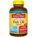 Natur gemacht Burp Weniger Ultra Omega 3 Fischöl-Ergänzungen, 1400mg Fischöl Omega 3 Ergänzungen als Ethylester für gesunde Herz Gehirn Augen Unterstützung, Ein pro Tag, 90 Softgels