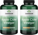 Swanson Apple Cider Essig Kapseln - Unterstützt gesunde & Verdauungs-Gesundheit - unterstützt Stoffwechsel und bewahren Profil - (180 Kapseln, 625mg Jeder) 2 Pack