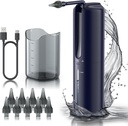 Ear Wax Entfernung - Elektrisches Ohr Bewässerungssystem, Wasserbetriebene Ohrenreiniger mit 4 Druckmodi, sicheres und effektives Ohr Reinigungswerkzeug, Wasserdicht USB wiederaufladbar (blau)