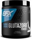 EFX Sporttraining Boden Glutazorb Pulver | Hochkonzentriert, pH-gerechte Glutamin-Ergänzung | Verdauung & Immununterstützung | 140 Servierungen (Unflavored)