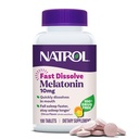 Natrol Fast Dissolve Melatonin 10 mg, Melatonin Ergänzungen für restful Sleep, Schlafunterstützung für Erwachsene, 100 Citrus-Flavored Tabletten, Bis zu einem 100 Tage Versorgung