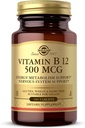 Solgar Vitamin B12 500 mcg - 100 Tablets - Vegan, Gluten Free, Dairy Free, Kosher - 100 Servings