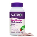 Natrol Melatonin 10mg Fast Dissolve Tablets - Erdbeergeschmack, 75 Count, Schlafunterstützung, Fast Dissolve Melatonin für Erwachsene, 75-Tage-Versorgung