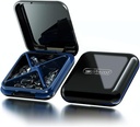 Small Pill Box, Travel Pill Case - Acedada Portable Daily Pill Container, Pillenhalter für Geldbeutel, wasserdichte Kompakte Medizin Organizer, Vitamin Case, Schwarz