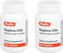 Rugby Nephro-Vite Vitamin B und C Complex Tablets - Nahrungsergänzung - 100 Count (2 Pack)