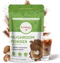 GREENPEOPLE Pilzpulver Pilzergänzung - 10-in-1 Pilze Lions Mane Powder mit Reishi/Cordyceps/Chaga/Turkey Tail/Maitake/Komplex für kognitive Funktion und Immununterstützung 78 Servierungen