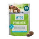 VetIQ Probiotische Ergänzung für Hunde, Verdauungsunterstützung für Hunde, Nourishes Gut Bakterien und unterstützt Bowel Funktion, Hickory Smoke Flavor, Made in USA, 60 Count