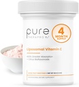 Reines Therapro Rx Liposomales Vitamin C-Pulver, patentiert PureWay Vegan Vitamin C-Ergänzung, Unterstützt gesundes Altern, Immunfunktion und Kollagenbildung, Non-GMO, Made in USA (66g,120 Servierungen)