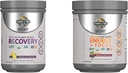 Garten des Lebens Vegan Bio-Pflanzen-basierte Post Workout-Recovery-Pulver, 30 Servierungen, 15.7 Oz & Pre Workout-Energie-Pulver, 40 Servierungen, 8.14 Oz Bundle