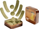 Nepia Hypoallergene Bambus Stoff sortiert Formen Bandagen | PFAS Free & Latex Free | Eco-Friendly Compostable Bandaids für empfindliche Haut & Scrapes | Flexible Stoff Family Pack (100 Zähler)
