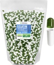 XPRS Nutra Größe 0 Leere Kapseln - 5000 Graf Leere Gelatine Kapseln - Pille DIY Kapselfüllung - Pure Bovine Pill Gel Kapseln für Do-It-Yourself Ergänzungen (Green/White)