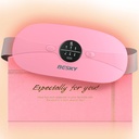 Besky Heizkissen für Periodenkramps, Cordless Menstrual Heizkissen, Heizpads mit 3 Wärmestufen und 3 Massagemodi, für Rücken oder Periode Schmerz Relief, Beste Geschenke für Sie, Frauen und Mädchen (Pink)