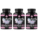Angry Supplements Haar Neid 10.000 mcg Biotin + Keratin, Wachsen + Hydrate Haare, Stärken Siecken Nägel, Klare & Nourische Haut – Hilfe beschädigtes dünnes Haar, (3-Bottles)