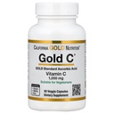 California Gold Nutrition Gold CTM, USP Grade Vitamine C, 1000 mg, 60 Capsules de Véggie