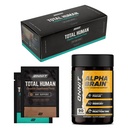ONNIT Premium Alpha Brain Bundle - Nootropic Brain Supplement (90 Count) für Fokus, Konzentration und Gedächtnis + Gesamt Mensch Tag und Nacht Vitamin Packs für Männer und Frauen (30-Tage-Versorgung)