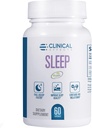 Klinische Effekte Schlaf - Magnesium Supplement mit Magtein - 60 Kapseln - Magnesium L-Threonate, L-Theanin und Kamille - für Entspannung und natürliche Beruhigung - Keine Melatonin Schlafunterstützung - USA Made