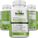 Probiotika von Herrmann Health Products | Probiotic for Men and Women | High Potency 7 Strain Formula | 5.75 Billion Organisms per Capsule | Non-GMO Consisting of DE111TM | GMP Certified 60 Capsules