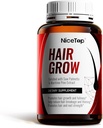 Haarwachstumsergänzung, Haarpflege Unterstützung für Stärke, Stärke Wachstum, mit Biotin Vitamin A, C, E, Zink, 60 Kapseln
