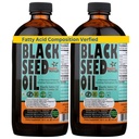 180 giorni Premium 2 Pack 16-Ounce Turco Seed Oil - 3X Thymoquinone Optimal - Freddo-Pressed, Fonte naturale di antiossidanti - by Sweet Sunnah