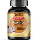 Poria Cocos Pilz-Extrakt - Premium-Qualität, Nur Fruchtkörper-Extrakt, Antioxidans, Nieren-Unterstützung, Calmness & Good Mood, Herz-Kreislauf-Boost, 90 Veg Caps.
