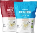 Evolution Advance Nutrition Gras Fed 100% Whey Protein Powder + Fit & Slim mit Glucomannan, Inulin Fiber – High Fiber, High Protein, Pure, Keto zugelassen, Non GMO, Stevia Sweetened – 2 Pack