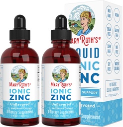 MaryRuth Organics, Ionic Zink Flüssigkeitstropfen für Immununterstützung Unflavored 4oz.(120 ml) 2 Pack