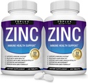 Zink-Ergänzung 50mg für Immununterstützung – Reines natürliches Zinkoxid zur Erhöhung des Immunsystems, Haut- & Antioxidans-Unterstützung, Hochpotenz-Immunitäts-Booster, für Männer Frauen, 100 Tabletten